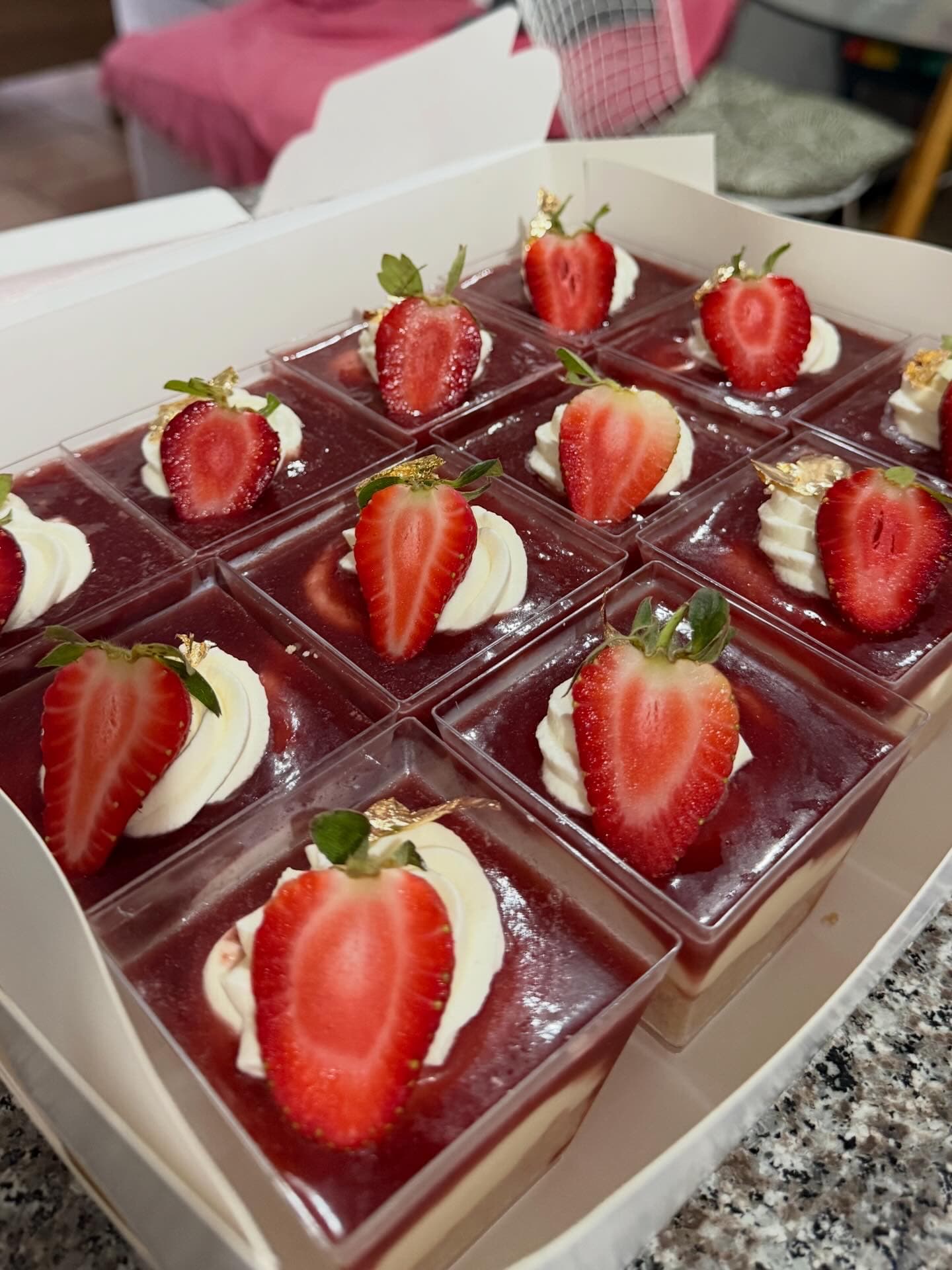 Strawberry Cheesecake Dessert Cups